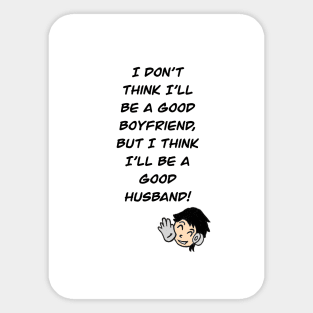 Good husband Sticker